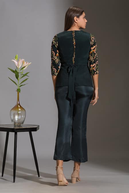 Soup By Sougat Paul Printed Top & Pant Set 