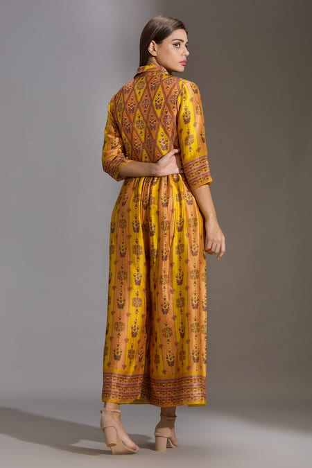 Soup By Sougat Paul Silk Printed Jumpsuit 
