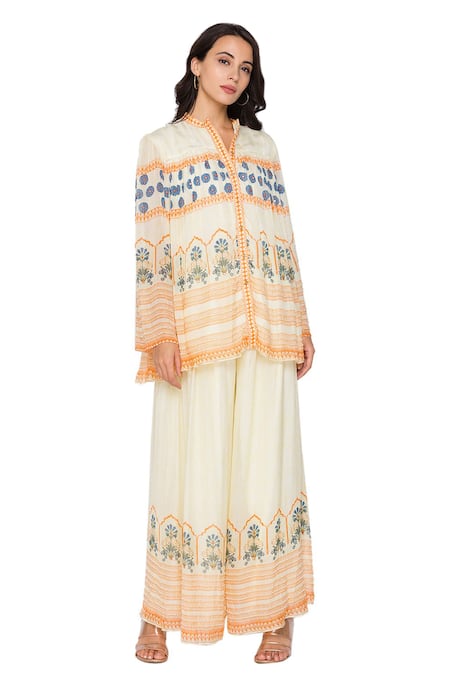 Soup by Sougat Paul Printed Shirt & Pant Set 