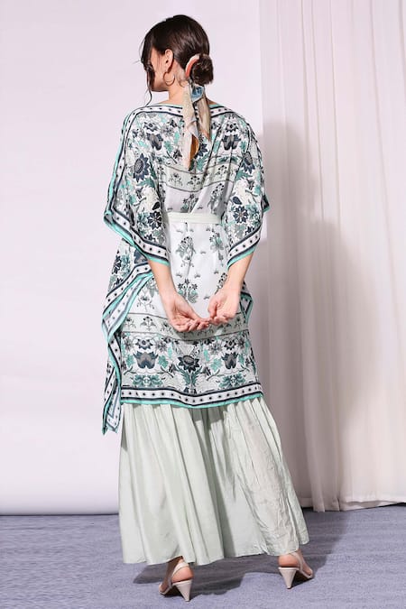 Soup By Sougat Paul Printed Kaftan & Pant Set 