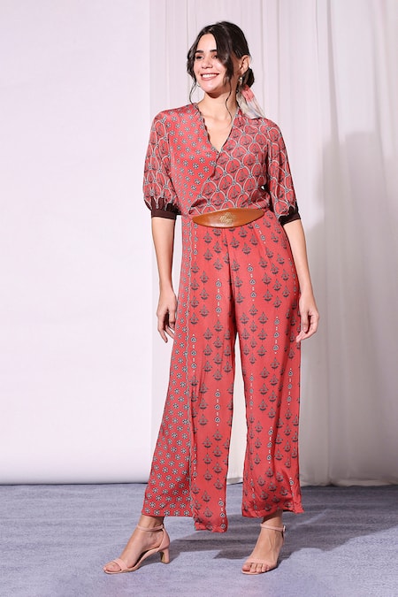 Soup by Sougat Paul Printed Jumpsuit 