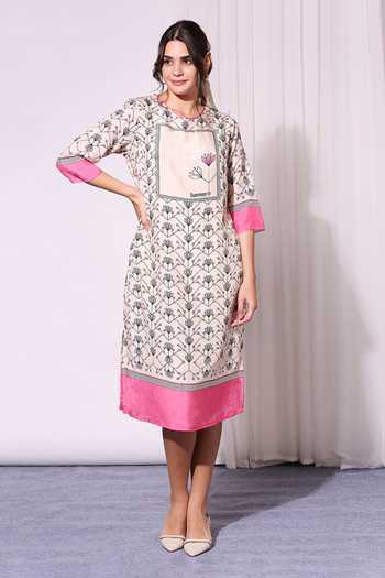 Soup By Sougat Paul Floral Print Dress 