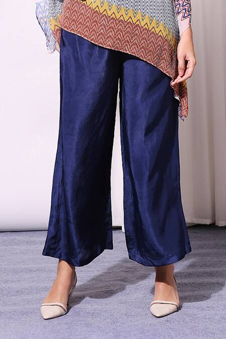 Soup By Sougat Paul Multi Color Twill, Sequence Boat Printed Kaftan Tunic And Pant Set at Aza Fashions Soup By Sougat Paul_Multi Color Twill, Sequence Boat Printed Kaftan Tunic And Pant Set _at_Aza_Fashions