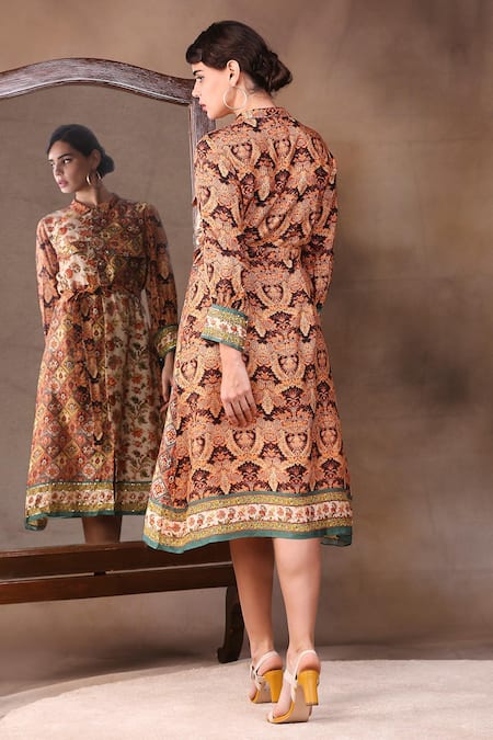 Soup By Sougat Paul Printed Shirt Dress 