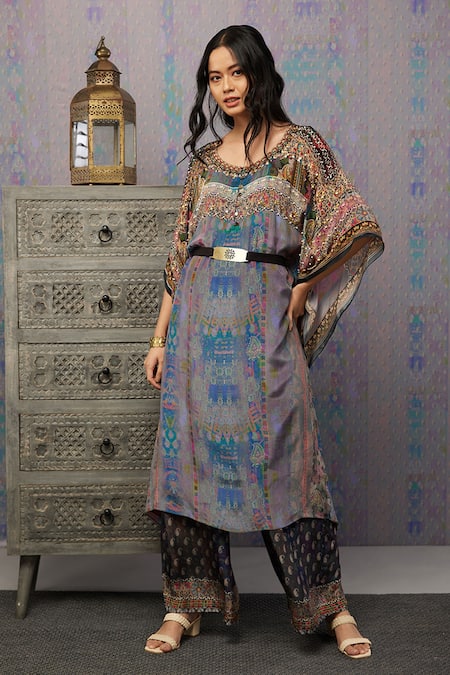 Soup by Sougat Paul Printed Kaftan & Palazzo Set 