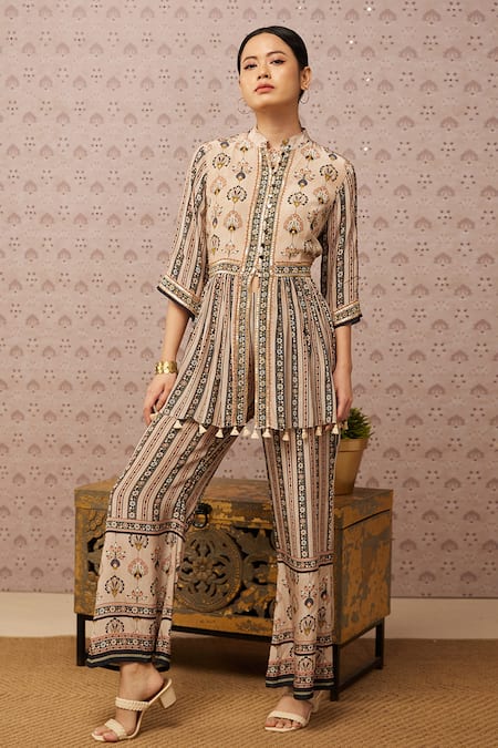 Soup by Sougat Paul Sarouk Print Kurta & Palazzo Set 