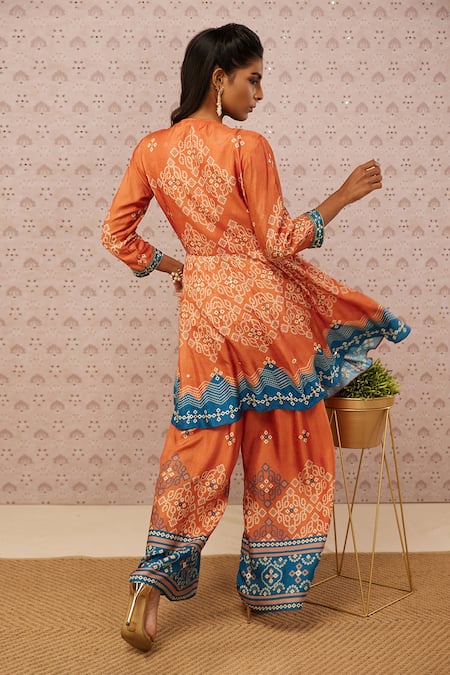 Soup By Sougat Paul Printed Kurta & Pant Set 
