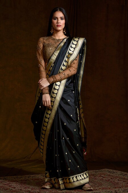 Buy House Of Begum Saree With Blouse Piece for Women Online @ Tata CLiQ  Luxury