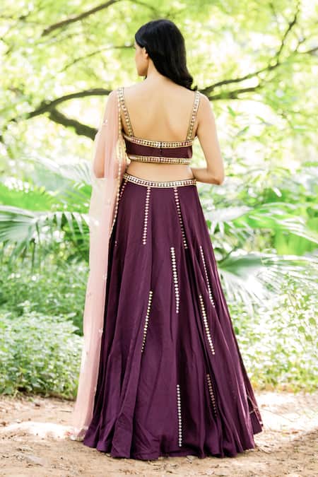 Salt And Spring Embroidered Lehenga Set 