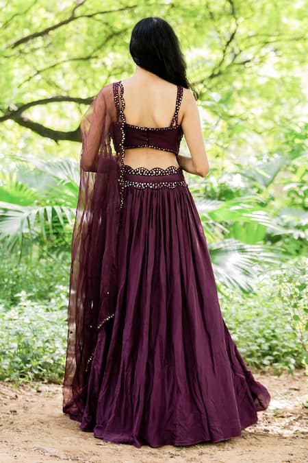 Salt And Spring Embroidered Lehenga Set 