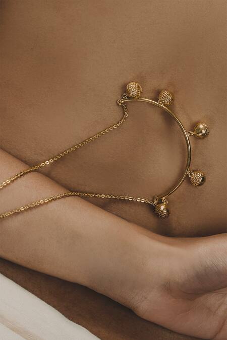 Buy_The Slow Studio_Gold Plated Westminster Pendant Necklace _Online_at_Aza_Fashions