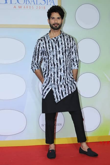 Mr. Ajay Kumar Asymmetric Printed Kurta 