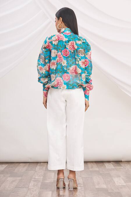 MR. Ajay Kumar Silk Printed Shirt 