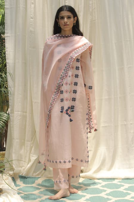Shivani Bhargava Chanderi Kurta Set 