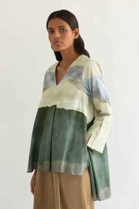 Cord Printed Top 