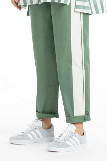 Buy_Three_Green Cotton Trousers_Online_at_Aza_Fashions