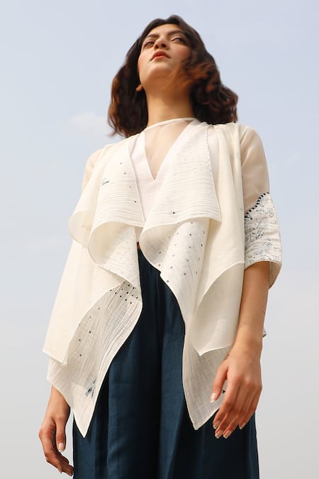 Arcvsh By Pallavi Singh Organic Cotton Layered Jacket  