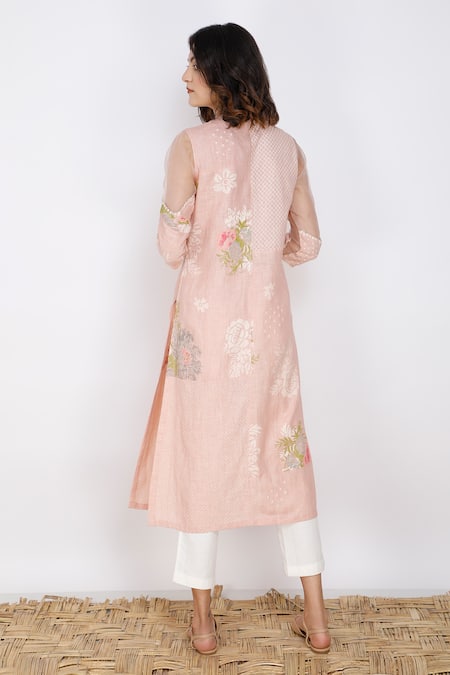 Arcvsh By Pallavi Singh Printed Linen Tunic 