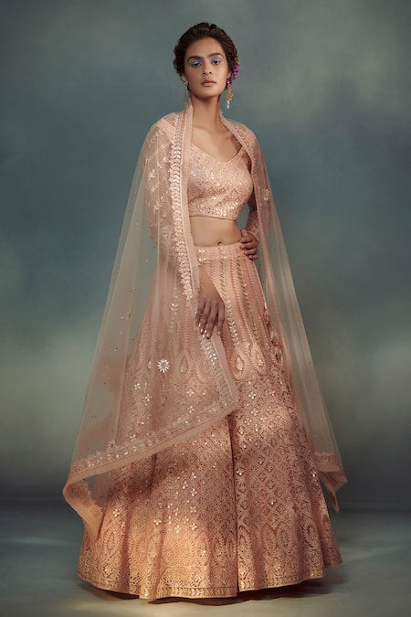 Suhino Embroidered Bridal Lehenga Set 