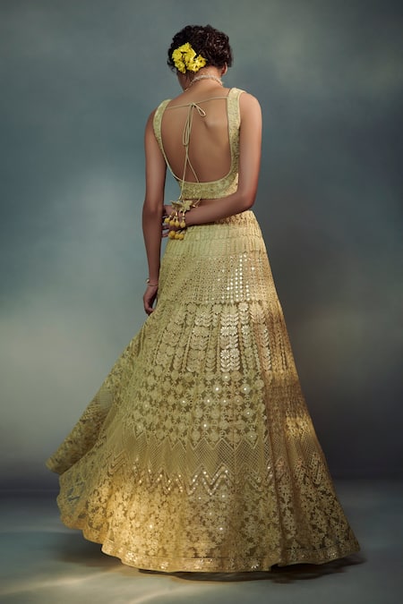 SUHINO Embroidered Bridal Lehenga Set 