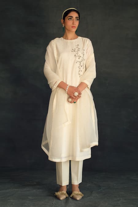 Shikha Mehta Pure Silk Kurta Set 