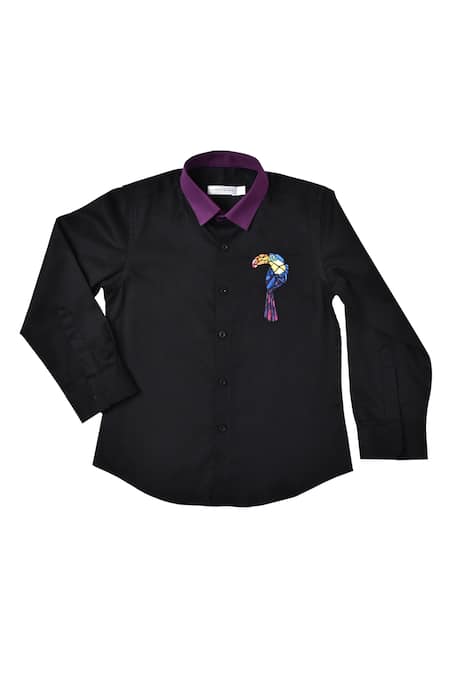 Partykles Placement Embroidered Shirt 