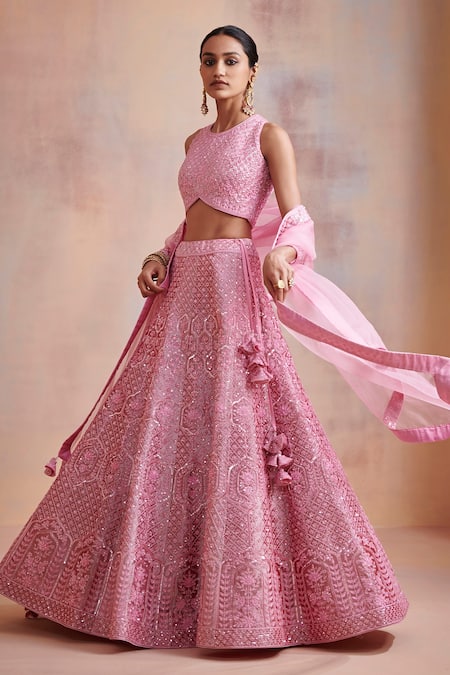Suhino Sequin Work Bridal Lehenga Set 