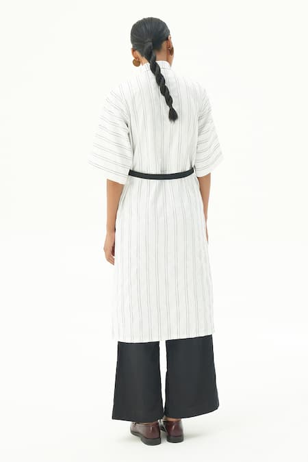 Corpora Studio Striped Shirt Dress 