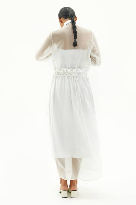 Corpora Studio Organza Cotton Shirt Dress 
