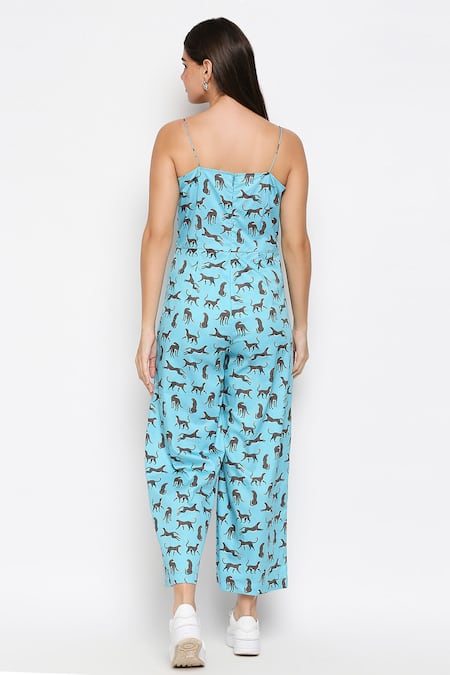 So Us By Sougatpaul Animal Print Jumpsuit 