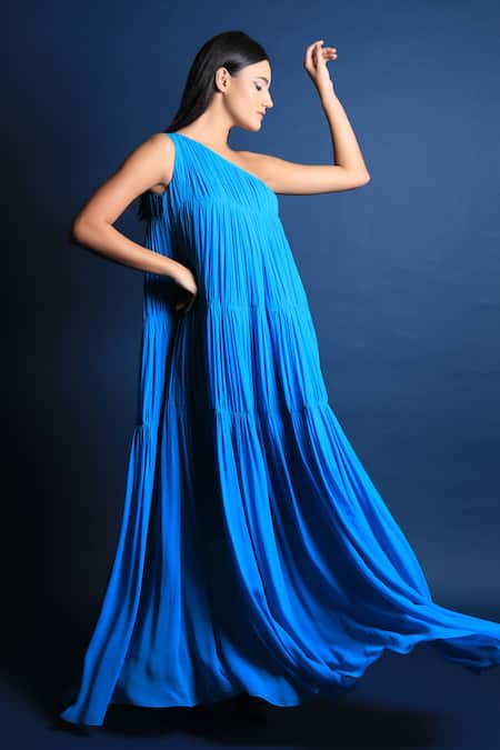 Swatee Singh One Shoulder Gown 