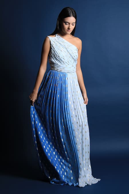 Swatee Singh One Shoulder Gown 