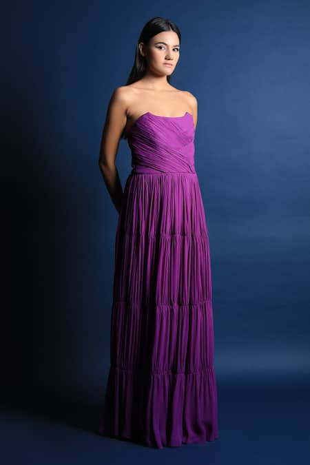 Swatee Singh Strapless Gown 