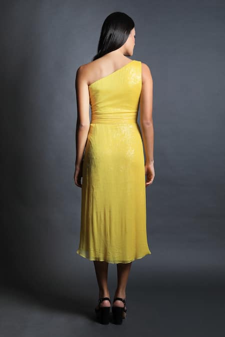 Swatee Singh One Shoulder Dress 