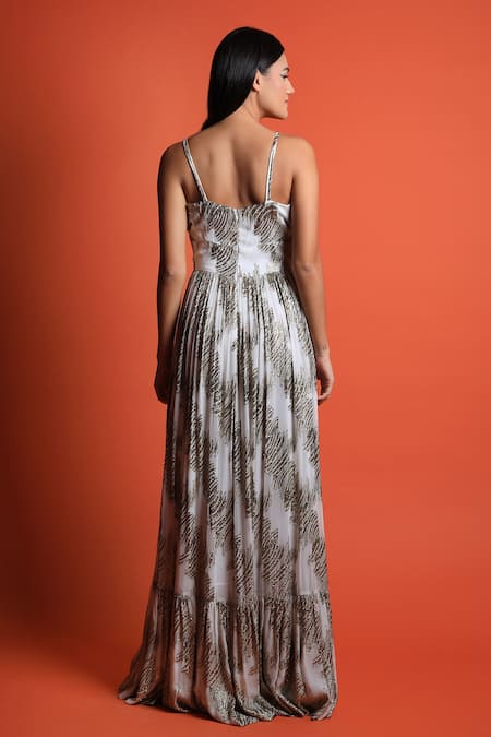 Swatee Singh Strappy Gown 