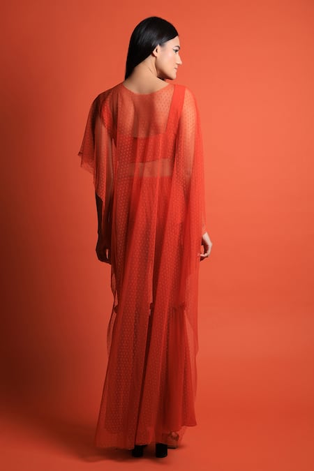 Swatee Singh Asymmetric Cape & Pant Set 