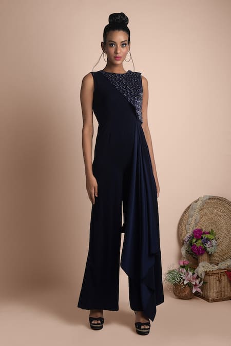 Mehak Murpana Draped Jumpsuit 