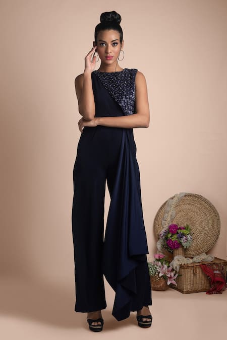 Mehak Murpana Draped Jumpsuit 