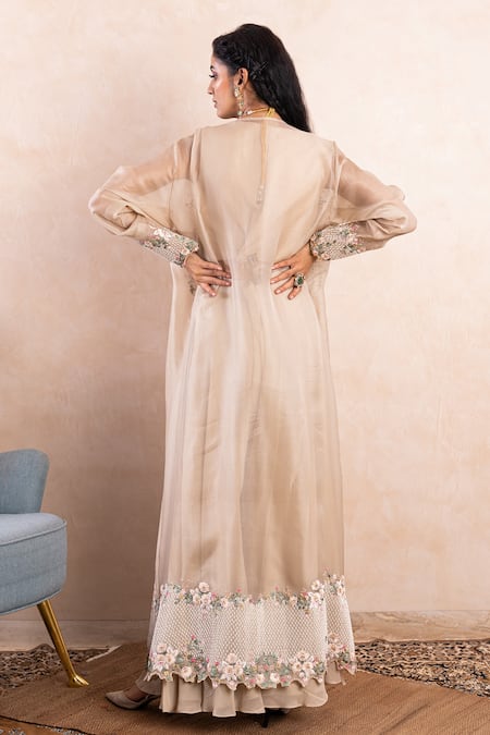 Shikha And Srishti Design Embroidered Jacket Pant Set 