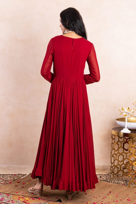 Shikha And Srishti Design Embroidered Anarkali Set 