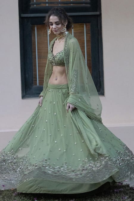Astha Narang Embellished Lehenga Set 