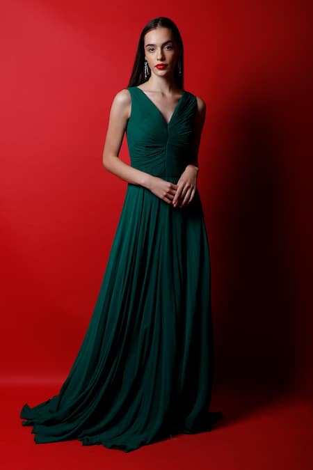 Swatee Singh Pleated Dress 