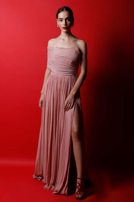 Swatee Singh Draped Corset Gown 