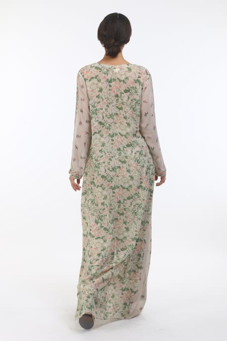 Nikasha Hand Painted Maxi Dress 