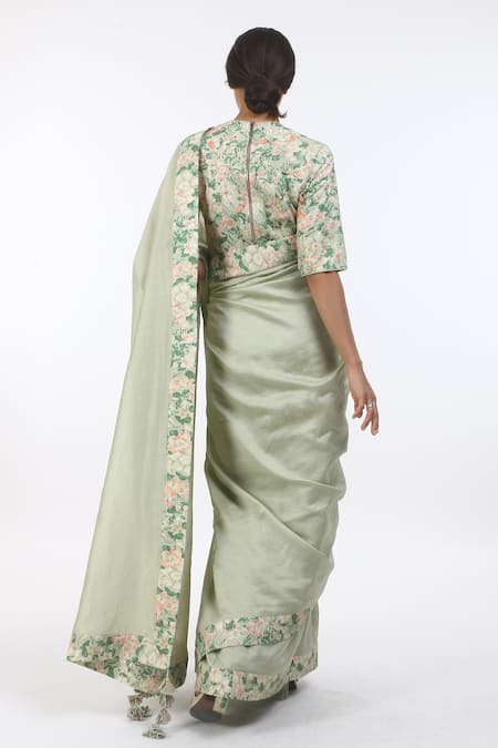 Nikasha Chanderi Saree with Blouse 