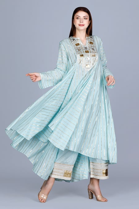 Gulabo by Abu Sandeep Gota Embroidered Tunic 