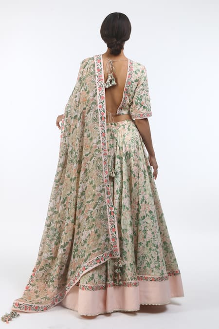 Nikasha Chanderi Lehenga Set 