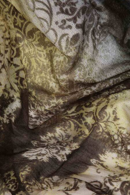 Buy Pashma Black Printed Cashmere Scarf Online at Aza Fashions Buy_Pashma_Black Printed Cashmere Scarf _Online_at_Aza_Fashions