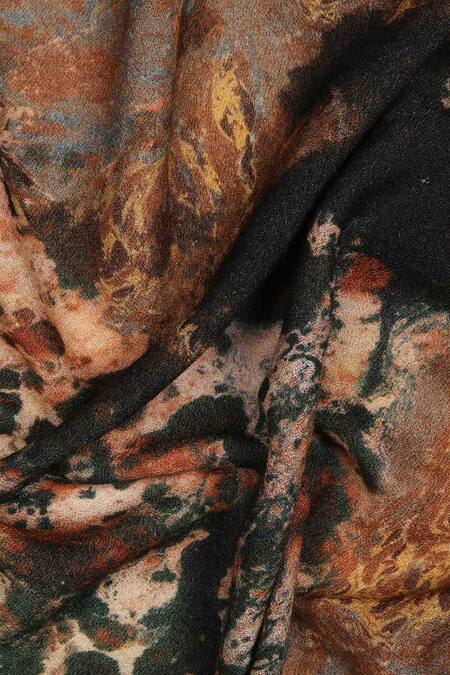 Buy Pashma Multi Color Printed Silk Cashmere Scarf Online at Aza Fashions Buy_Pashma_Multi Color Printed Silk Cashmere Scarf _Online_at_Aza_Fashions