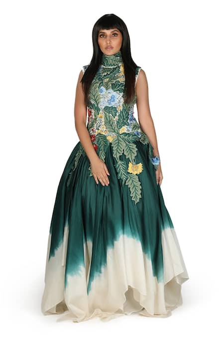 Samant Chauhan Embroidered Gown 